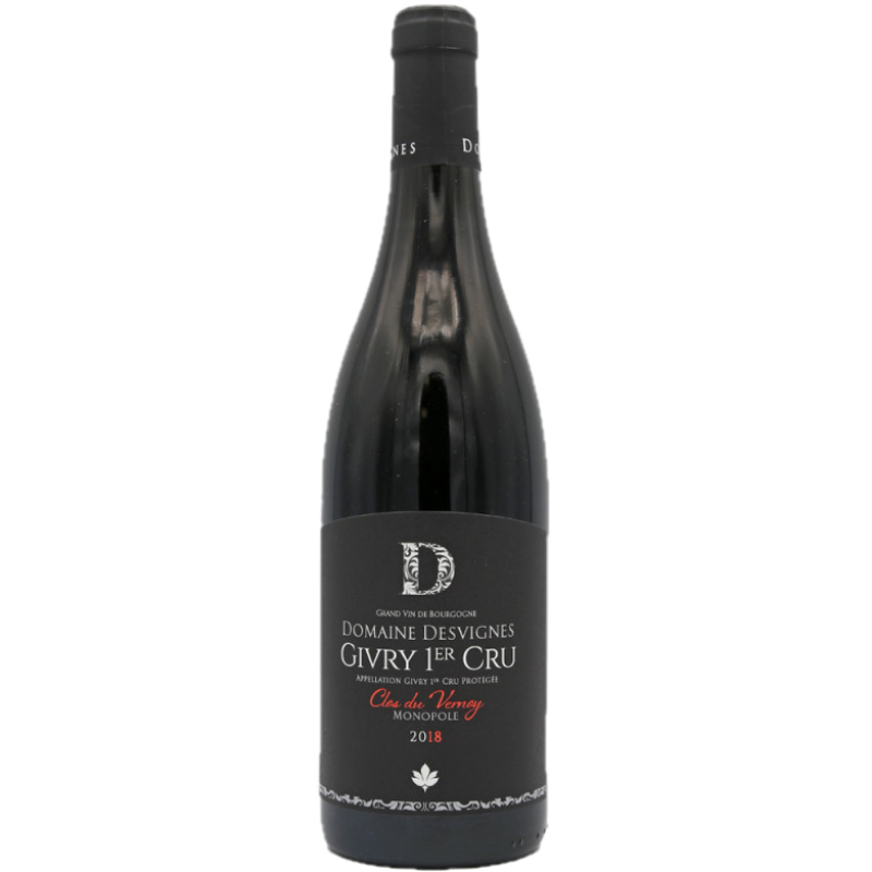 Domaine Desvignes, Givry 1er Cru Clos du Vernoy 2020 - Burgundy, France