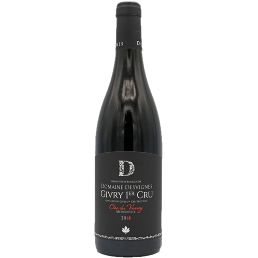 Domaine Desvignes, Givry 1er Cru Clos du Vernoy 2020 - Burgundy, France